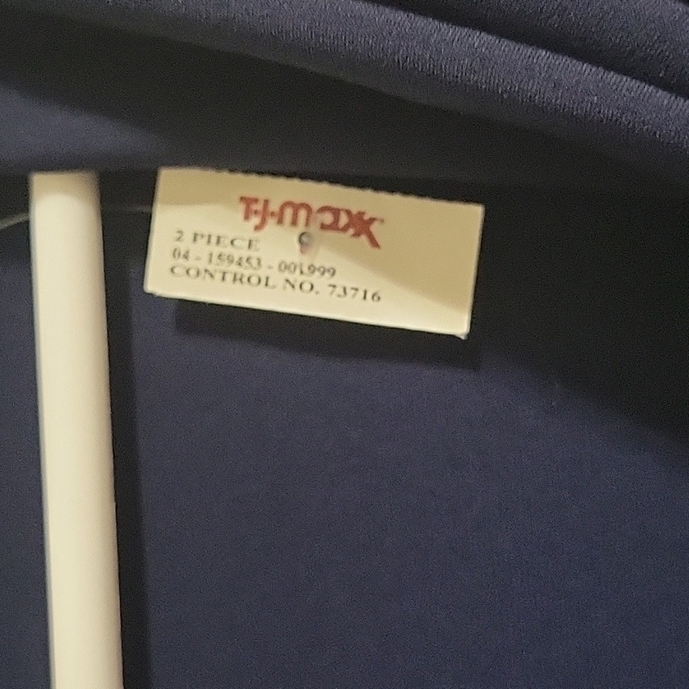 Tahari Navy Blue Sleeveless Drop Top NWT Size XL - Picture 4 of 6